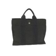 Pre-owned Nylon totes Hermès Vintage , Black , Dames