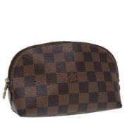 Pre-owned Canvas pouches Louis Vuitton Vintage , Brown , Dames