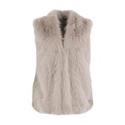 Jeugd Gilet Vest Moscow , Beige , Dames