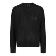 Casual Gebreide Pullover Sweater Fabiana Filippi , Black , Dames