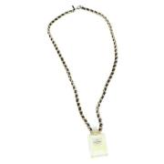 Pre-owned Metal necklaces Chanel Vintage , Yellow , Dames