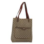 Pre-owned Leather gucci-bags Gucci Vintage , Beige , Dames