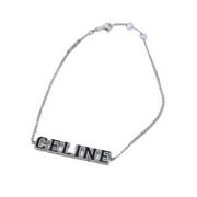 Pre-owned Metal bracelets Celine Vintage , Gray , Dames