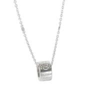 Pre-owned White Gold necklaces Gucci Vintage , Gray , Dames