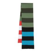 Gestreepte Wintersjaal Katoen Wol Mix Stella McCartney , Multicolor , ...