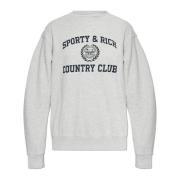 Sweatshirt uit de Wall Street collectie Sporty & Rich , Gray , Unisex