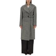 Patchwork Wolceintuurde Jas Tom Ford , Multicolor , Dames