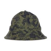 Hibiscus Print Bucket Hat Olive New Era , Multicolor , Heren