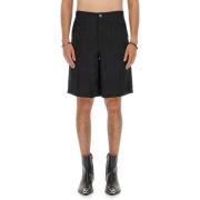 Casual Bermuda Shorts Alexander McQueen , Black , Heren