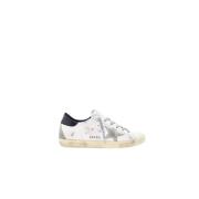 Zwarte Hiel Super-Star Sneakers Golden Goose , White , Dames