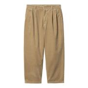 Losse Corduroy Beige Broek Carhartt Wip , Beige , Heren