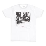 Klassiek Wit T-shirt Hoge Kosten Obey , White , Heren