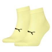 Kwart 2P Sokken Puma , Yellow , Unisex