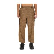 Cargo Broek Versace , Brown , Heren