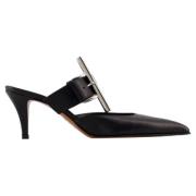 Leather heels Alexander McQueen , Black , Dames