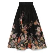 Pavilion Midi Rok Zimmermann , Multicolor , Dames