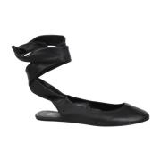 Ballerina Schoenen van Geitenleer The Attico , Black , Dames