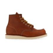 Leren Moc Toe Veterschoenen Red Wing Shoes , Brown , Heren