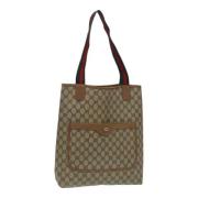 Pre-owned Leather gucci-bags Gucci Vintage , Beige , Dames