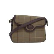 Pre-owned Canvas shoulder-bags Burberry Vintage , Beige , Dames