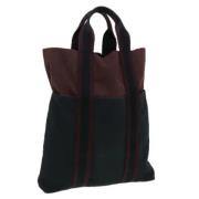 Pre-owned Canvas totes Hermès Vintage , Brown , Dames