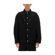 Klassieke Wollen Jas Junya Watanabe , Black , Heren