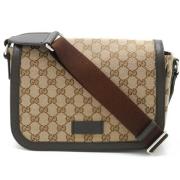 Pre-owned Canvas crossbody-bags Gucci Vintage , Beige , Dames