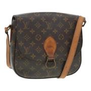 Pre-owned Canvas louis-vuitton-bags Louis Vuitton Vintage , Brown , Da...