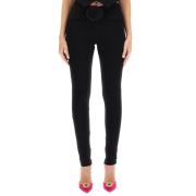 Elegante Skinny Fit Broek Magda Butrym , Black , Dames