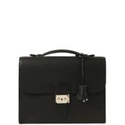 Pre-owned Canvas handbags Hermès Vintage , Black , Dames