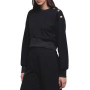 Zwarte coltrui Fw24/25 collectie Gaëlle Paris , Black , Dames