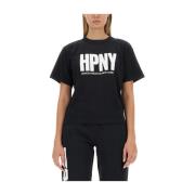 T-shirt met logoprint Heron Preston , Black , Dames