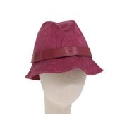 Pre-owned Canvas hats Gucci Vintage , Red , Dames