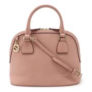 Pre-owned Leather gucci-bags Gucci Vintage , Pink , Dames