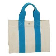 Pre-owned Canvas totes Hermès Vintage , Beige , Dames