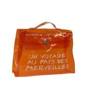 Pre-owned Fabric handbags Hermès Vintage , Orange , Dames