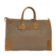 Pre-owned Leather gucci-bags Gucci Vintage , Beige , Dames