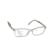 Pre-owned Plastic sunglasses Chanel Vintage , White , Dames