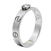 Pre-owned White Gold rings Cartier Vintage , Gray , Dames