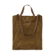 Katoenen Tote Tas Gemaakt in de VS Engineered Garments , Brown , Heren