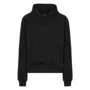 Zwarte hoodie met capuchon Disclaimer , Black , Dames