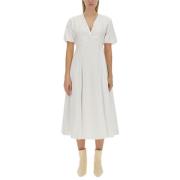 Casual Katoenen Jurk Staud , White , Dames