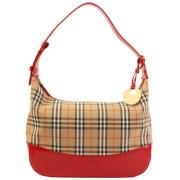 Pre-owned Fabric handbags Burberry Vintage , Red , Dames