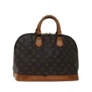 Pre-owned Canvas handbags Louis Vuitton Vintage , Brown , Dames