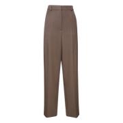 Moderne Mud Straight Broek Stella McCartney , Brown , Dames