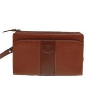 Pre-owned Leather clutches Burberry Vintage , Brown , Unisex