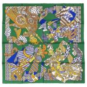 Pre-owned Silk scarves Hermès Vintage , Multicolor , Dames