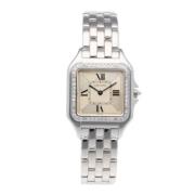 Pre-owned White Gold watches Cartier Vintage , Gray , Dames