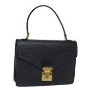 Pre-owned Leather louis-vuitton-bags Louis Vuitton Vintage , Black , D...