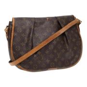 Pre-owned Canvas shoulder-bags Louis Vuitton Vintage , Brown , Dames